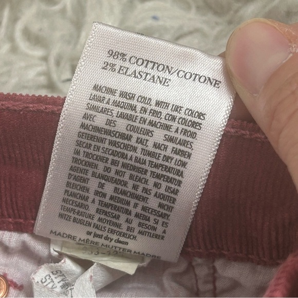 MOTHER Red Jean Shorts Cut-Off Style - Picture 11 of 14